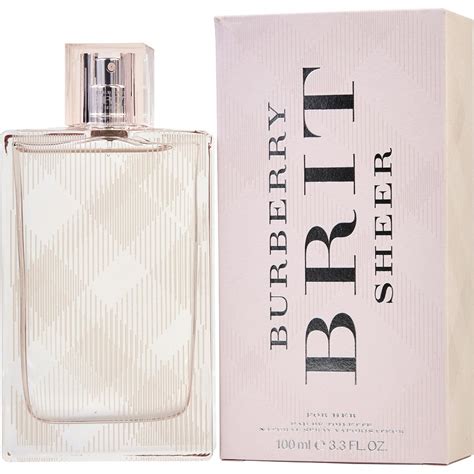 burberry brit sheer eau de parfum|burberry brit sheer perfume 100ml.